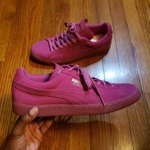 PUMA Fuschia Basket Classic Lunar